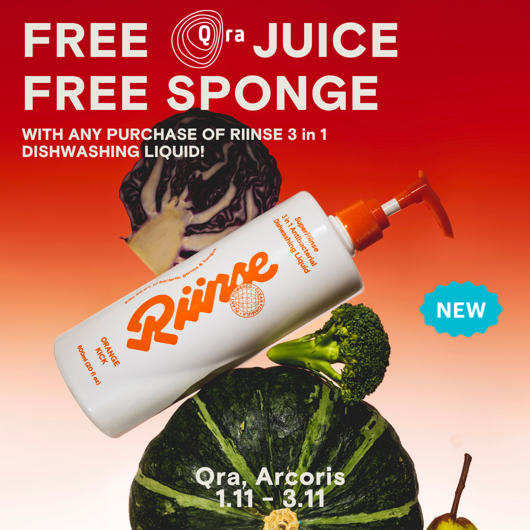 Riinse x Qra Acroris: Join our Pop-Up this weekend!