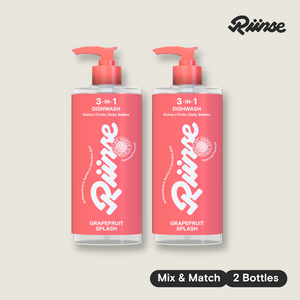 3-in-1 Dishwash Bottle & Refill