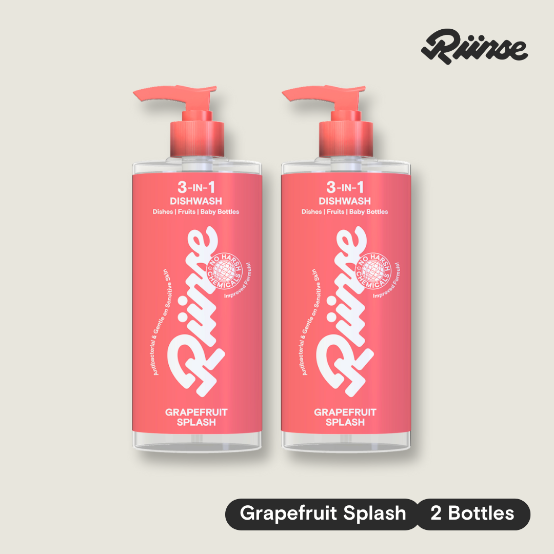 3-in-1 Dishwash Bottle & Refill