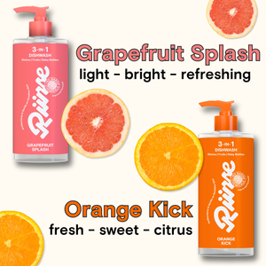 3-in-1 Dishwash Bottle & Refill