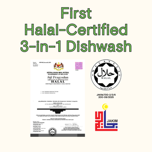 3-in-1 Dishwash Bottle & Refill